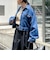 【RM denim】バックひねりデザインショート丈Gジャン