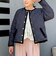 【TAION×LIMONTA】別注ベロアパイピングショートダウン
