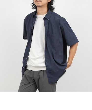DotAir ドットエアー半袖B.D. ボタンダウンシャツ 通気性/UVカット 26SS