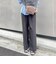 ウォッシャブルカルゼイージーワイドパンツ
