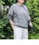 カシミヤファー加工クルーネックプルオーバー ミニストール付き
