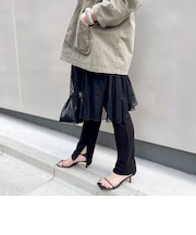 【WEB限定】ウォッシャブルアシメレースキャミ