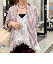 【WEB限定】ウォッシャブルシアーフェザータンク