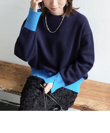【WEB＆店舗限定カラーあり】MUSICクルーネックプルオーバー