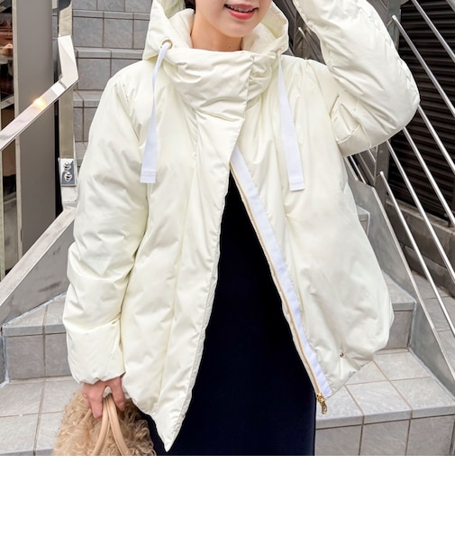 《撥水》ウォッシャブルフード付きスタンドダウン