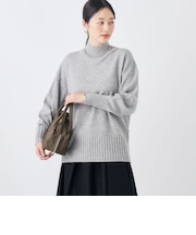 【BECシリーズ】カシミヤ混紡毛ハイネックプルオーバー