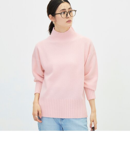 【BECシリーズ】カシミヤ混紡毛ハイネックプルオーバー