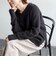 【新色追加】《手洗い可能》ヘアリーVネックプルオーバー