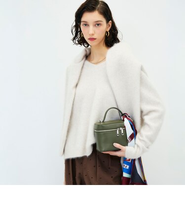 【新色追加】《手洗い可能》ヘアリーVネックプルオーバー
