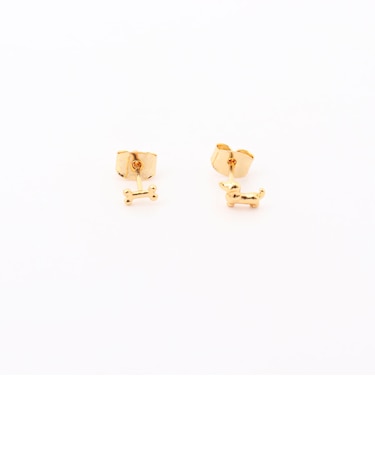 【GIRLS CREW/ガールズクルー】Teeny Tiny Bone Appetit Studs-P