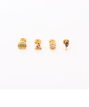 【GIRLS CREW/ガールズクルー】Lunch Is On Us Stud Set-P