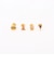 【GIRLS CREW/ガールズクルー】Lunch Is On Us Stud Set-P