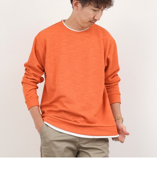 メランジＷフェイスダブルカラー LS Tee 26AW