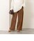 【WEB限定】ウォッシャブルパイルストレートイージーパンツ