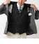 【TAION/タイオン】SINGLE SNAP BUTTON DOWN GILET BRUSHED TWILL 26AW