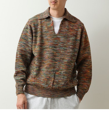 【COOHEM/コーヘン】鬼カスリ ポロ衿スキッパーPO 26AW