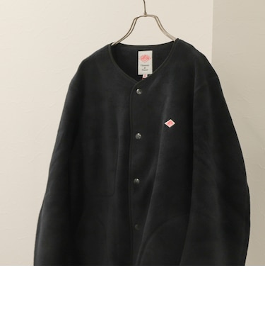 【DANTON/ダントン】FLEECE COLLARLESS JACKET(JD-8939)26AW
