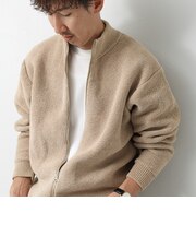 接結モールスタンドジップカーディガン 26AW