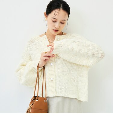《手洗い可能》スラブヤーンハンド風2WAYプルオーバー