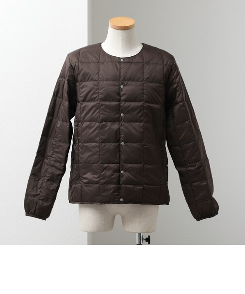 【TAION/タイオン】CREW NECK BUTTON DOWN JK クルーネックダウンジャケット 26AW