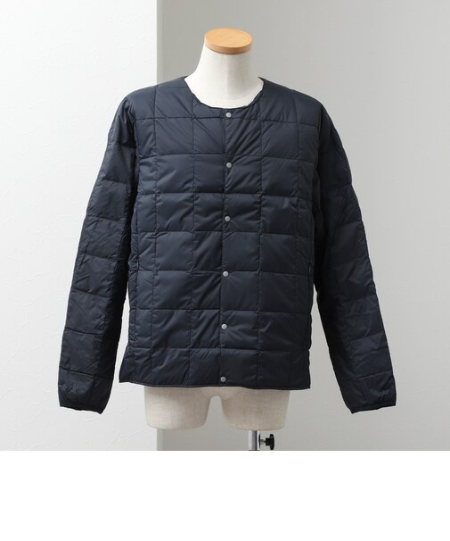 【TAION/タイオン】CREW NECK BUTTON DOWN JK クルーネックダウンジャケット 26AW