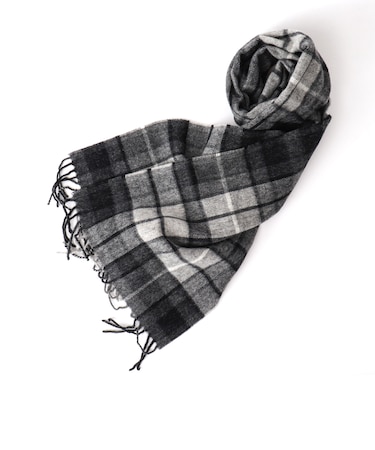 【HILLTOP/ヒルトップ】LAMBSWOOL FANCY SCARF 30cm幅