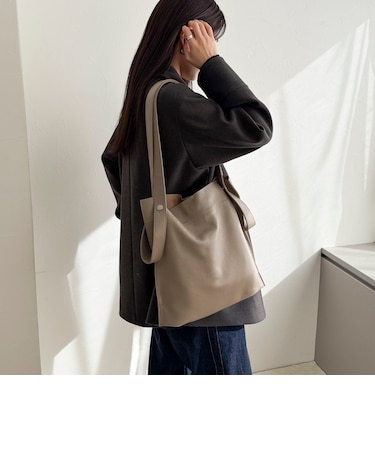 【WEB限定】【BEAURE/ビュレ】2WAYハンドルレザートートバッグ