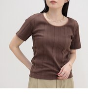 ランダムテレコ5分袖Tシャツ