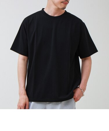 【無地見えで差がつく】斜めフクレジャガードTシャツ