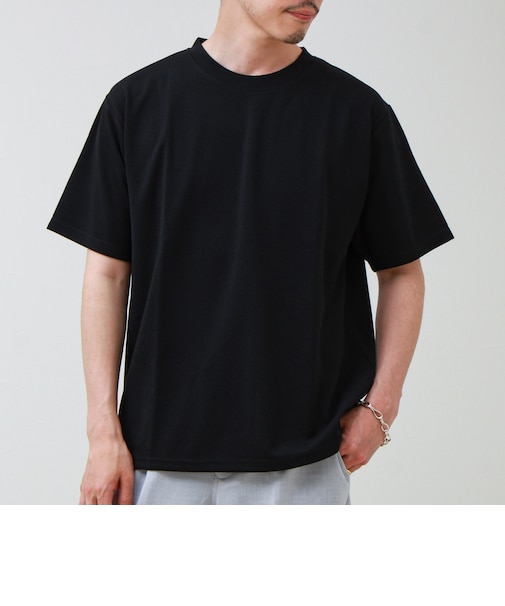 【無地見えで差がつく】斜めフクレジャガードTシャツ