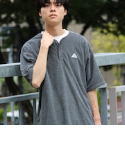 【GEVACO/ゲバコ】パイルヘンリーネックTシャツ