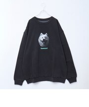 【人気シリーズ】【DOG&CAT】犬猫ピグメントスウェット 裏起毛
