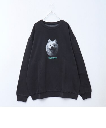 【人気シリーズ】【DOG&CAT】犬猫ピグメントスウェット 裏起毛