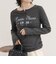 ヘンリーネックグラフィックロンTシャツ