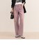 Soft color straight Denim