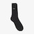 【LACOSTE/ラコステ】RIB CREW SOCKS クロックエンブレム1×1リブニットソックス