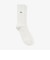 【LACOSTE/ラコステ】RIB CREW SOCKS クロックエンブレム1×1リブニットソックス