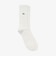 【LACOSTE/ラコステ】RIB CREW SOCKS クロックエンブレム1×1リブニットソックス