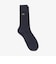 【LACOSTE/ラコステ】RIB CREW SOCKS クロックエンブレム1×1リブニットソックス