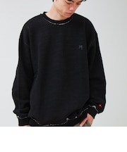 【BOY BACK FANCY】裏配色フリース スウェットプルオーバー