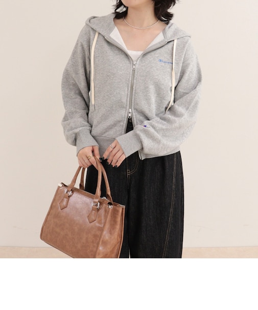 【Champion/チャンピオン】DOUBLE ZIP HOODED SWEATSHIRT