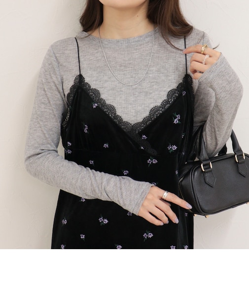 ウールブレンドシアーテレコロンTシャツ