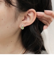 カラー樹脂アメーバメタルピアス