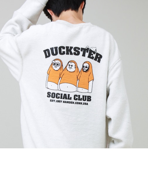 【Duckster/ダックスター】ユニセックス DUCK’S GYMリバーシブルスウェット