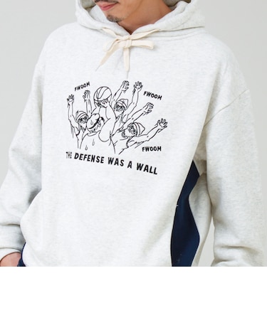 【Duckster/ダックスター】ユニセックス 名場面刺繍パーカー