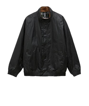 【BARBOUR】【TRANSPORT / トランスポート】スタンドカラー ワックスブルゾン