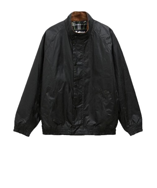 【BARBOUR】【TRANSPORT / トランスポート】スタンドカラー ワックスブルゾン