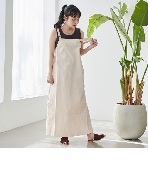 【WEB限定】Dickies（ディッキーズ）別注サイドジップジャンパースカート