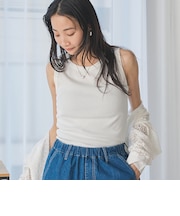 【再入荷/新色登場】ベーシックフライスタンクトップ(インフルエンサー紹介アイテム)