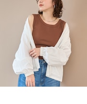 【再入荷/新色登場】ベーシックフライスタンクトップ(インフルエンサー紹介アイテム)